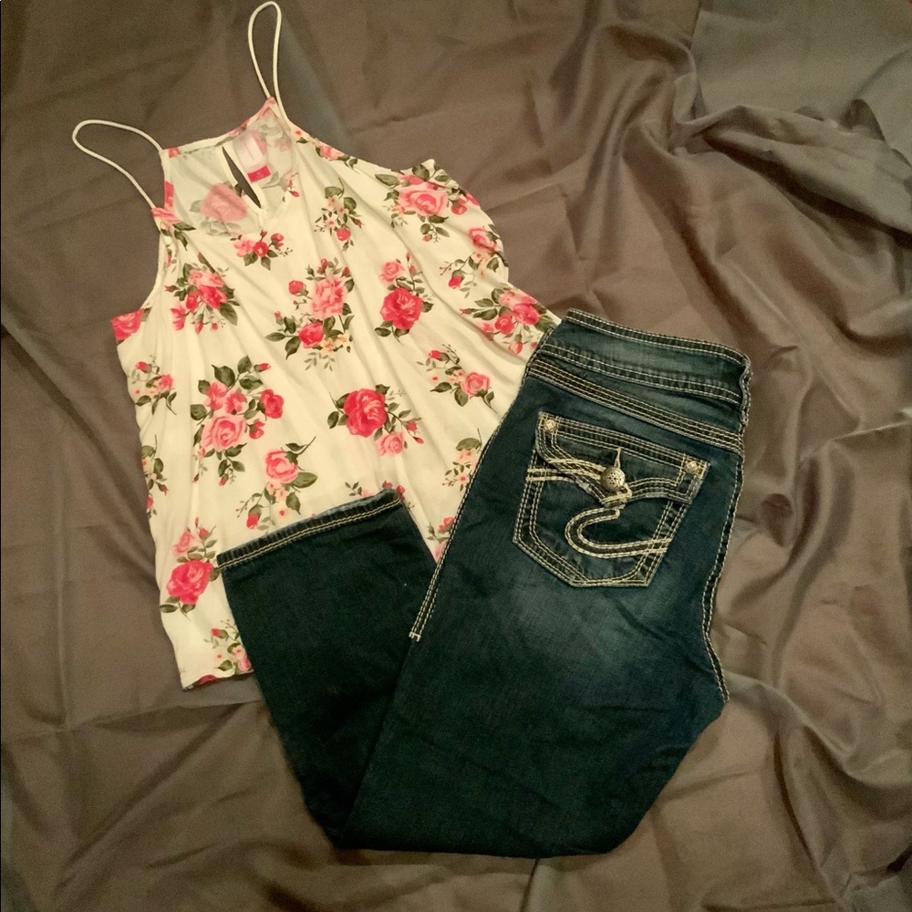 Silver Capris - image 1